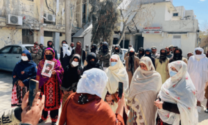 Baloch protesters entered Quetta Civil Hospital, 23 March, 1 Quetta Civil Hospital
