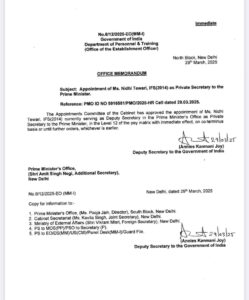Who is Nidhi Tewari? March 2025 2 Nidhi Tewari